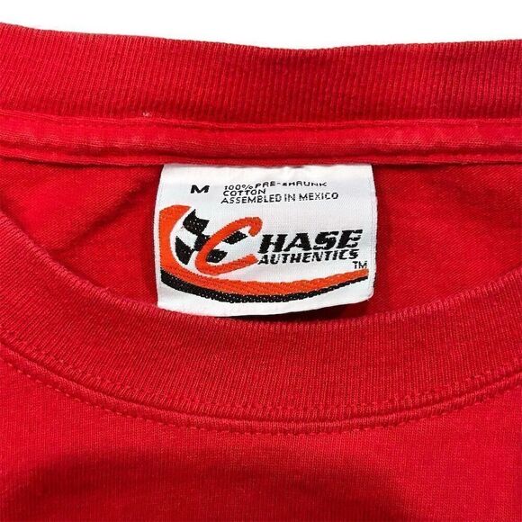 Vintage Dale Earnhardt Jr No. 8 Budweiser NASCAR Red T-Shirt M Chase Authentics - Picture 4 of 5